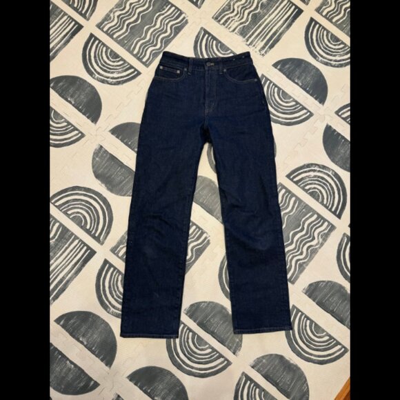 Madewell The Curvy '90s Straight Jean Women Size 25 NWOT - Picture 2 of 9